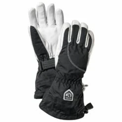 HESTRA - Heli Ski Female 5 Finger - Zwart-Wit