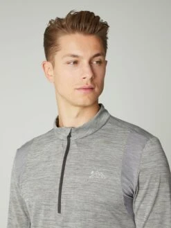 PROTEST - Prtstrayed 1/4 Zip Top - Black/Black/White -Ski And Snow Gear 057089 999 6 1