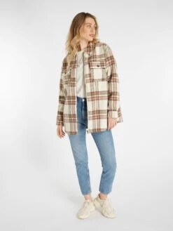 PROTEST - Nxgredoak Longsleeve Shirt - Beige-Multicolour -Ski And Snow Gear 057105 185 3 1