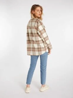 PROTEST - Nxgredoak Longsleeve Shirt - Beige-Multicolour -Ski And Snow Gear 057105 185 4 1