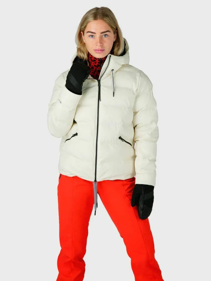 BRUNOTTI - Mirai Women Snowjacket - Off White 4 BRUNOTTI - Mirai Women Snowjacket - Off White - Afbeelding 2
