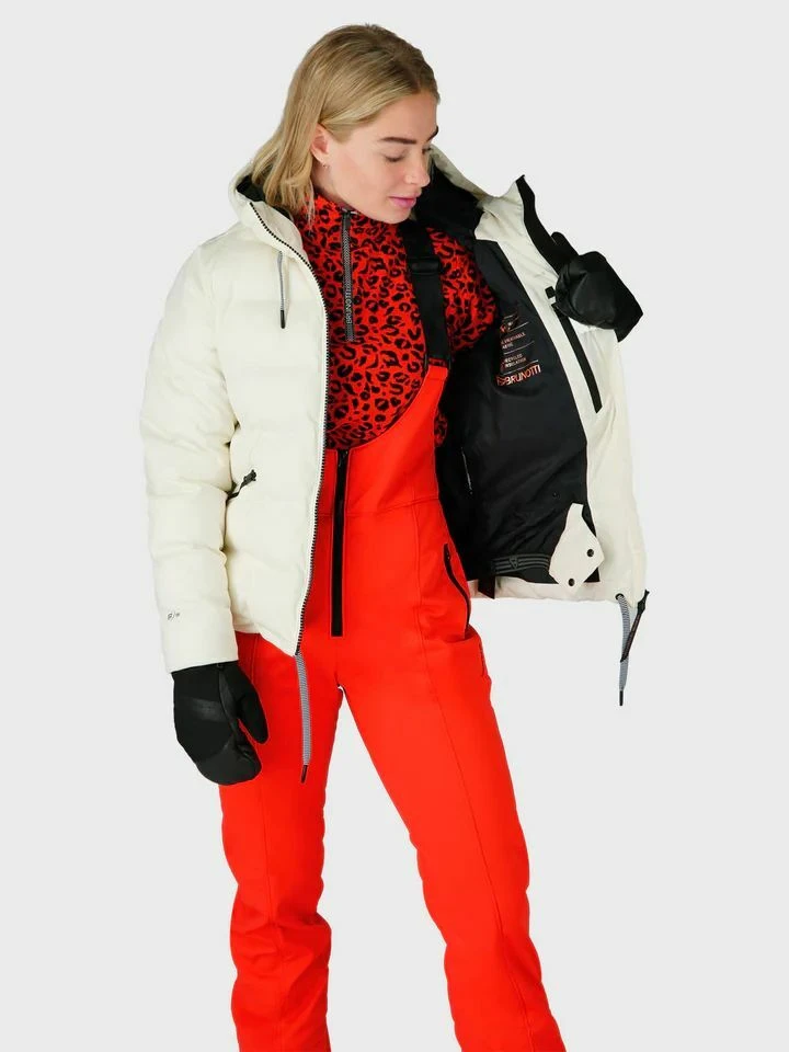 BRUNOTTI - Mirai Women Snowjacket - Off White 5 BRUNOTTI - Mirai Women Snowjacket - Off White - Afbeelding 3