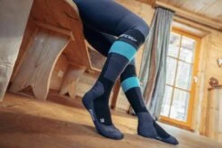 CEP - Merino Socks Skiing Taal V2 Blue - Blauw -Ski And Snow Gear 060390 240 3 1