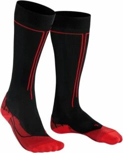 FALKE - Energizing Ski Health Wms - Zwart Combi