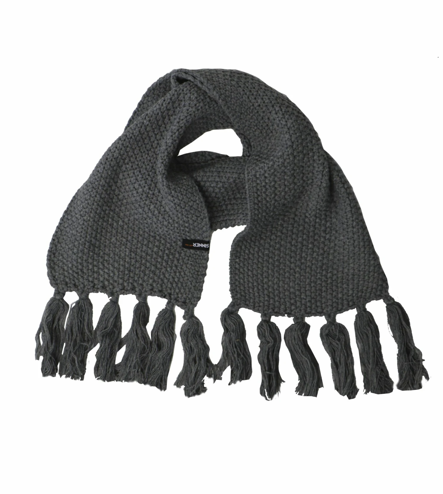 SINNER - Big Rock Scarf - Grijs-Multicolour 3 SINNER - Big Rock Scarf - Grijs-Multicolour