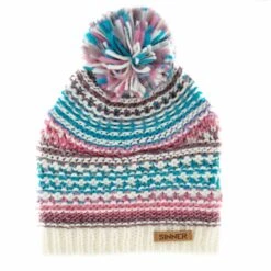 SINNER - Sierra Beanie - Wit-Multicolour