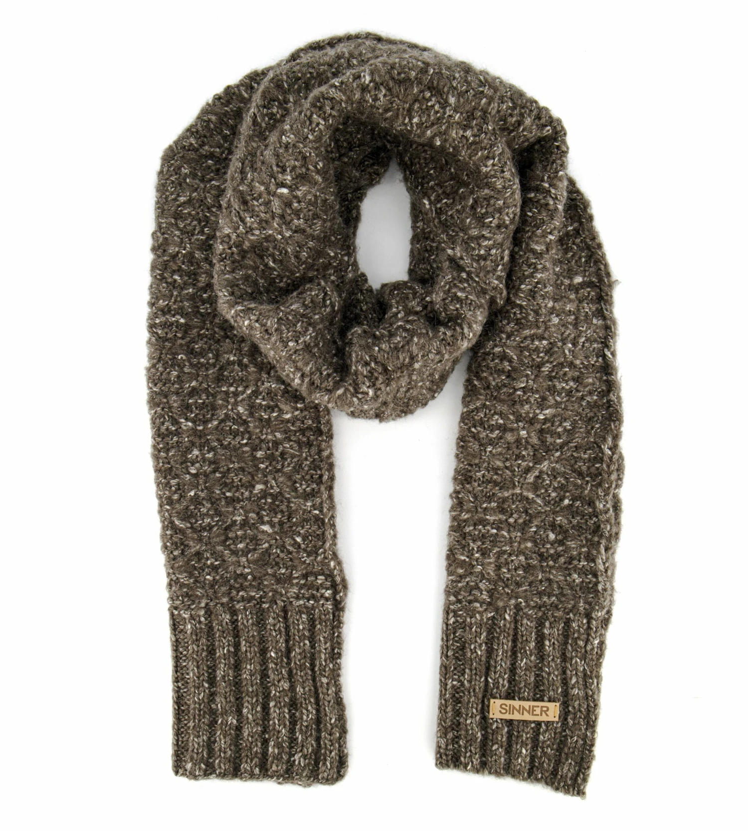 SINNER - Wilmot Scarf - Grijs-Multicolour 3 SINNER - Wilmot Scarf - Grijs-Multicolour