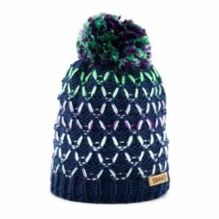 SINNER - Shasta Beanie - Blauw-Multicolour