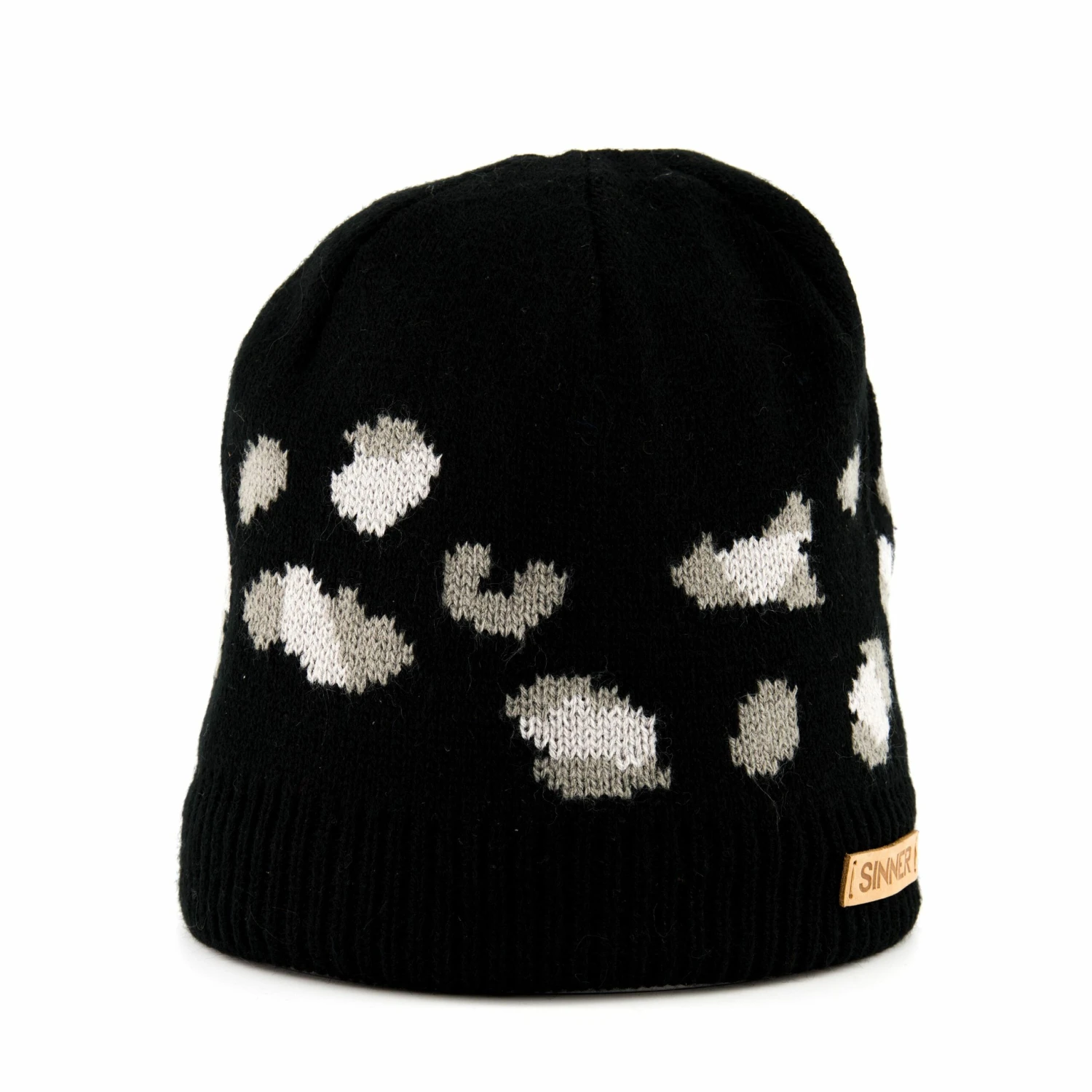 SINNER - Sunpia Beanie - Black/Black/White 3 SINNER - Sunpia Beanie - Black/Black/White