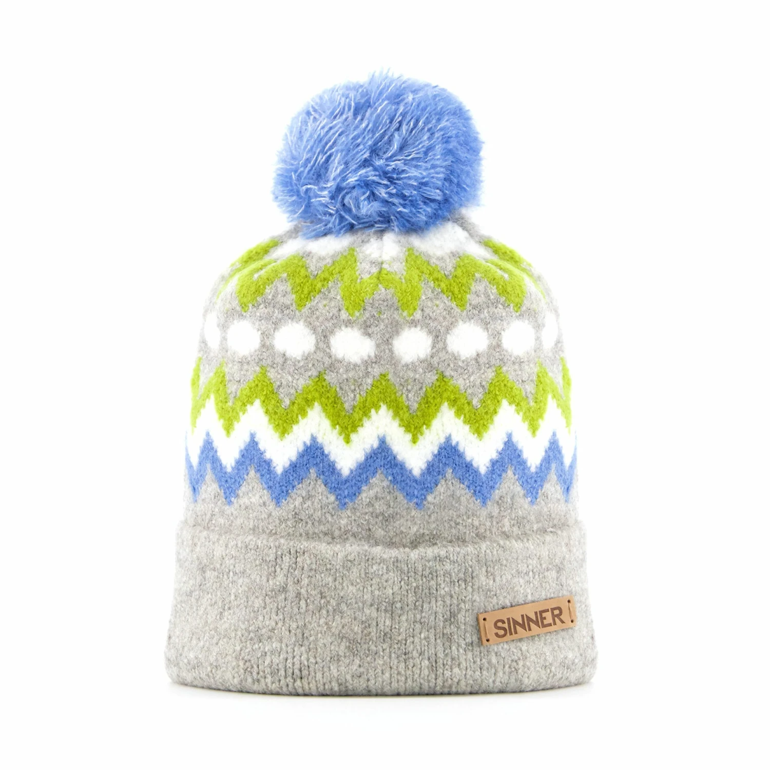 SINNER - Missoula Beanie - Grijs-Multicolour 3 SINNER - Missoula Beanie - Grijs-Multicolour