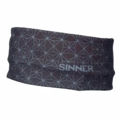 SINNER - Microfiber Headband - Black/Black/White