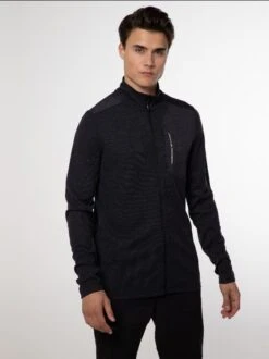 PROTEST - Karaoke Full Zip Top - Zwart-Multicolour -Ski And Snow Gear 3710612 290 front x 0001