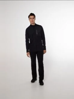 PROTEST - Karaoke Full Zip Top - Zwart-Multicolour -Ski And Snow Gear 3710612 290 modelfront x 0004