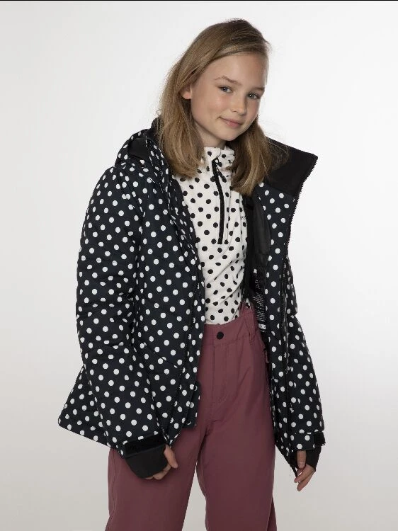 PROTEST - Dotssy Jr Snowjacket - Zwart-Multicolour 8 PROTEST - Dotssy Jr Snowjacket - Zwart-Multicolour - Afbeelding 6