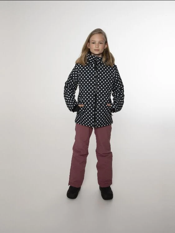 PROTEST - Dotssy Jr Snowjacket - Zwart-Multicolour 10 PROTEST - Dotssy Jr Snowjacket - Zwart-Multicolour - Afbeelding 8