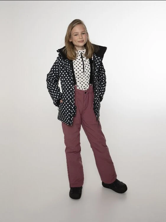 PROTEST - Dotssy Jr Snowjacket - Zwart-Multicolour 11 PROTEST - Dotssy Jr Snowjacket - Zwart-Multicolour - Afbeelding 9