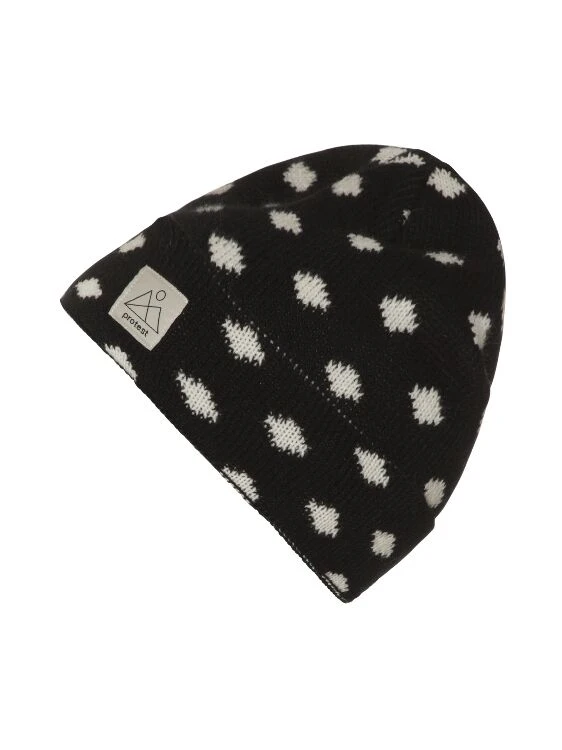 PROTEST - Peppert Beanie - Zwart-Multicolour 3 PROTEST - Peppert Beanie - Zwart-Multicolour