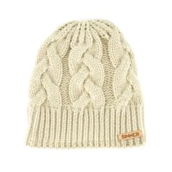 SINNER - Cable Beanie - Beige-Multicolour