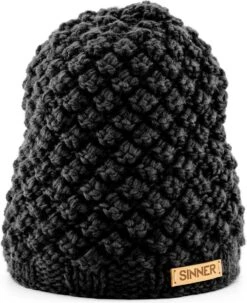 SINNER - Timberline Ii Beanie - Black/Black/White
