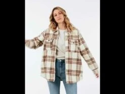 PROTEST - Nxgredoak Longsleeve Shirt - Beige-Multicolour -Ski And Snow Gear hqdefault 7 15